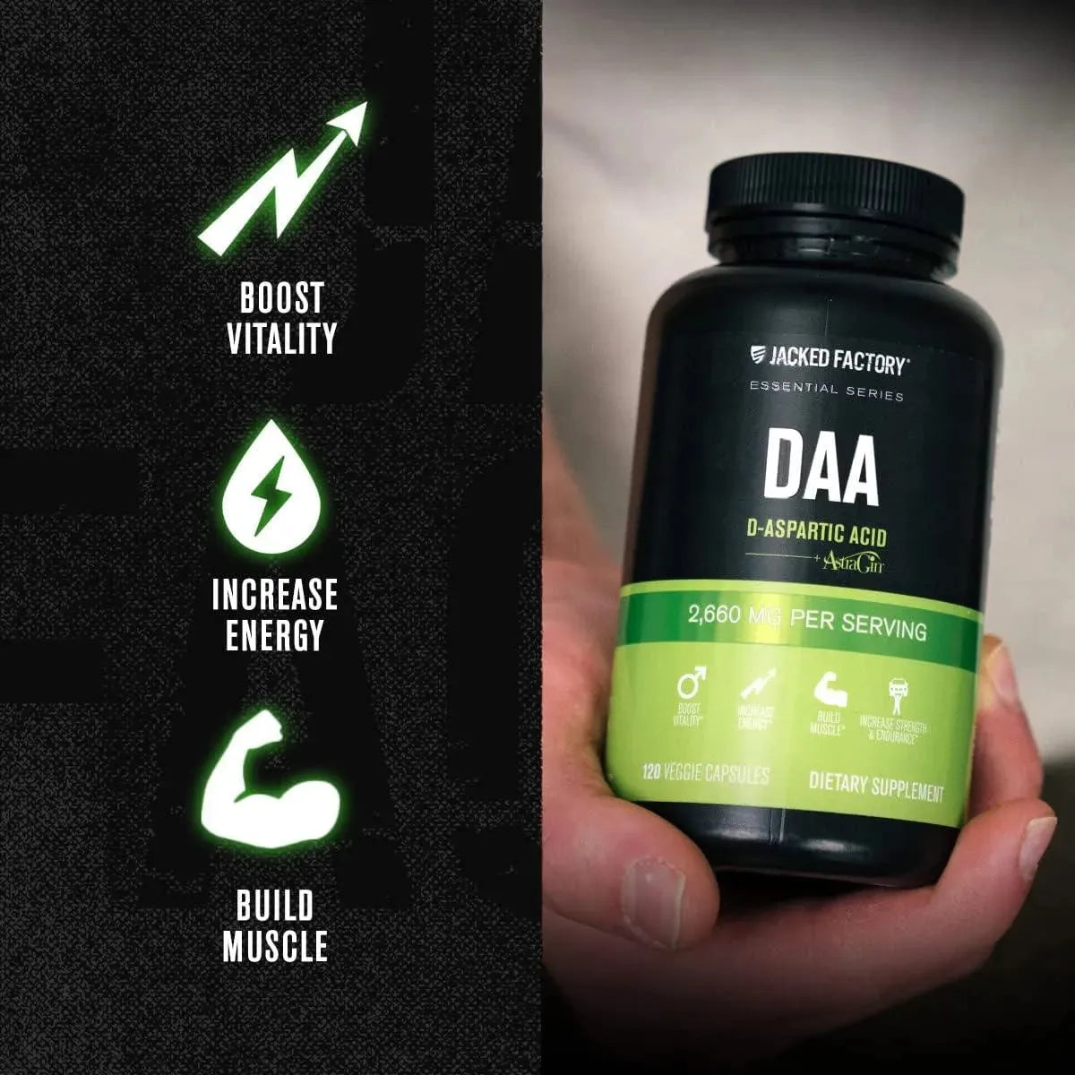 JACKED FACTORY - Jacked Factory DAA D Aspartic Acid 2660Mg. 120 Capsulas - The Red Vitamin MX - Suplementos Alimenticios - {{ shop.shopifyCountryName }}