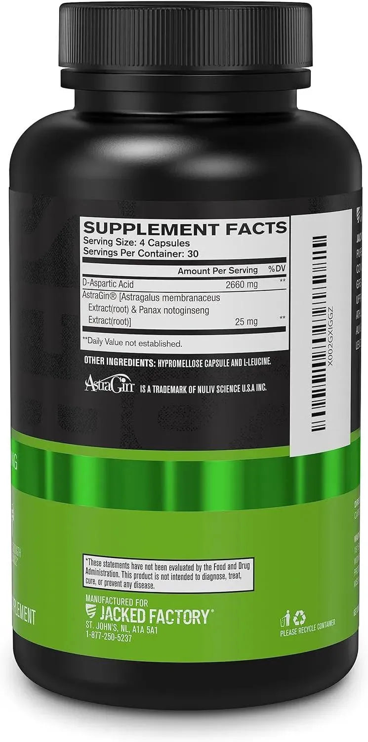 JACKED FACTORY - Jacked Factory DAA D Aspartic Acid 2660Mg. 120 Capsulas - The Red Vitamin MX - Suplementos Alimenticios - {{ shop.shopifyCountryName }}