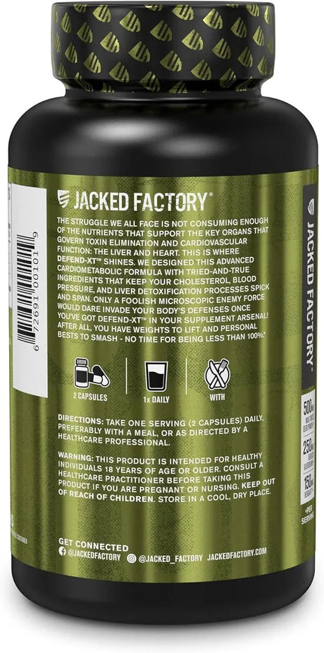 JACKED FACTORY - Jacked Factory Defend-XT Liver & Organ Cycle Support 60 Capsulas - The Red Vitamin MX - Suplementos Alimenticios - {{ shop.shopifyCountryName }}