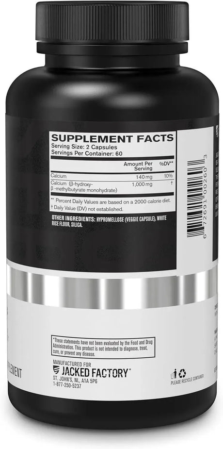 JACKED FACTORY - Jacked Factory Essentials HMB 120 Capsulas - The Red Vitamin MX - Suplementos Alimenticios - {{ shop.shopifyCountryName }}