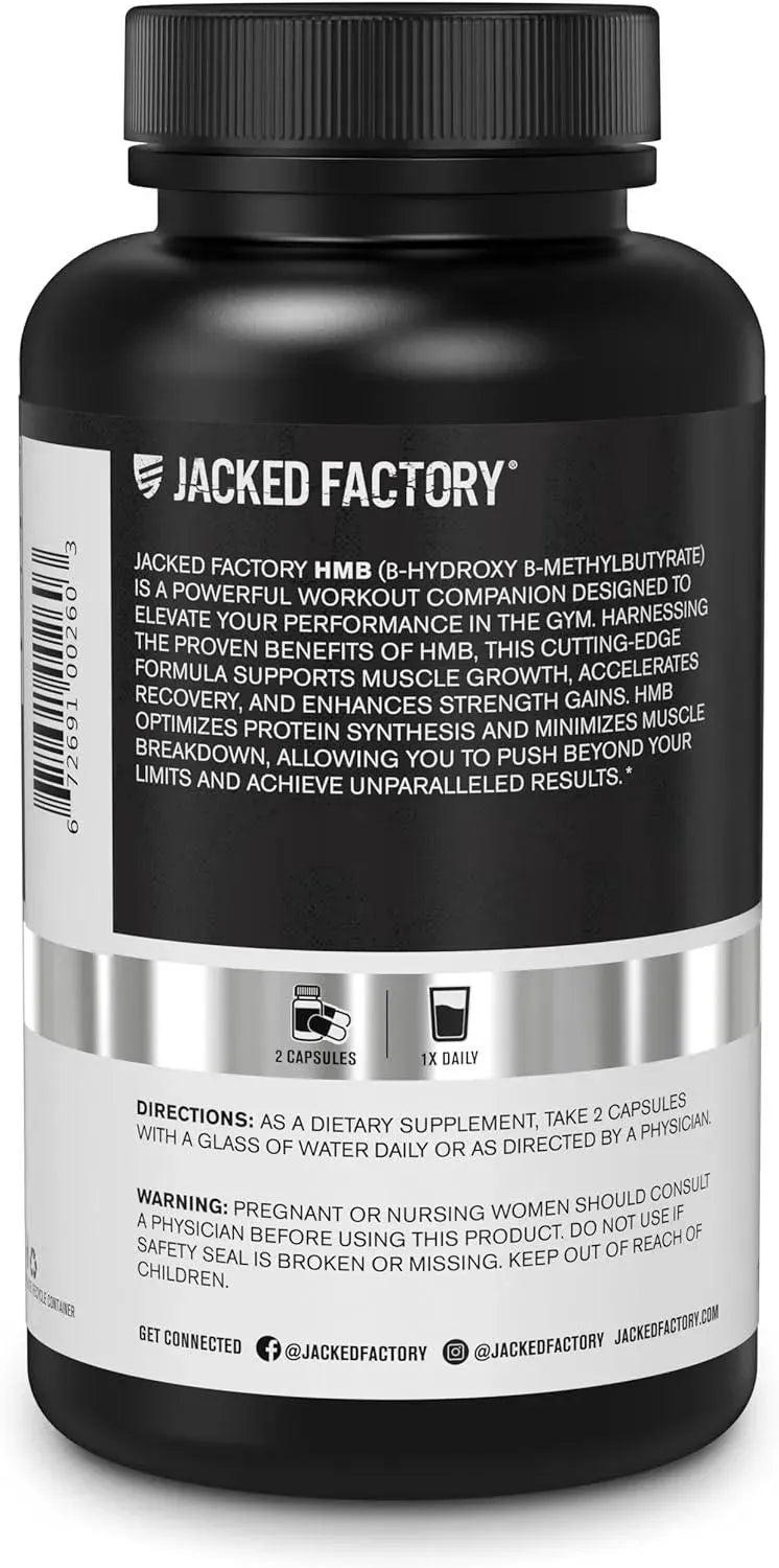 JACKED FACTORY - Jacked Factory Essentials HMB 120 Capsulas - The Red Vitamin MX - Suplementos Alimenticios - {{ shop.shopifyCountryName }}