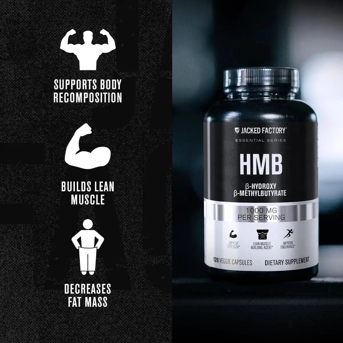 JACKED FACTORY - Jacked Factory Essentials HMB 120 Capsulas - The Red Vitamin MX - Suplementos Alimenticios - {{ shop.shopifyCountryName }}