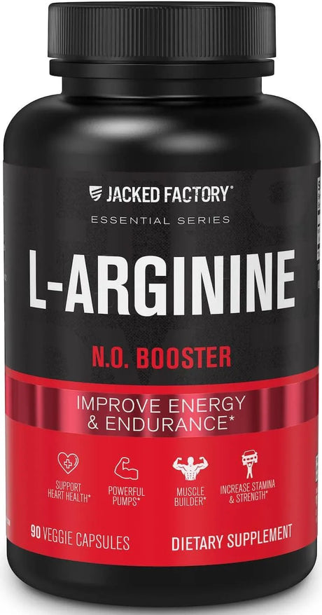 JACKED FACTORY - Jacked Factory L Arginine Nitric Oxide Booster 1500Mg. 90 Capsulas - The Red Vitamin MX - Suplementos Alimenticios - {{ shop.shopifyCountryName }}