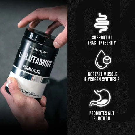 JACKED FACTORY - Jacked Factory L-Glutamine Powder 100 Servicios 500Gr. - The Red Vitamin MX - Suplementos Alimenticios - {{ shop.shopifyCountryName }}