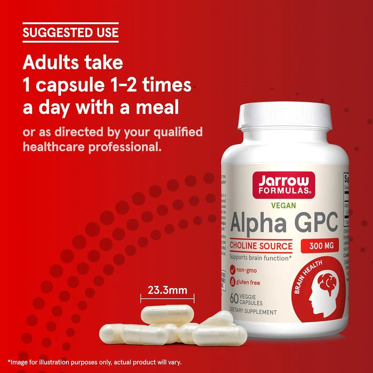 JARROW FORMULAS - Jarrow Formulas Alpha GPC 300Mg. 60 Capsulas - The Red Vitamin MX - Suplementos Alimenticios - {{ shop.shopifyCountryName }}