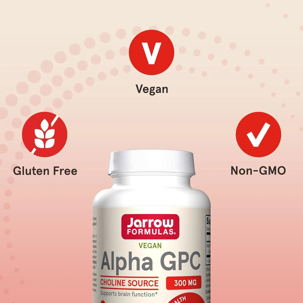 JARROW FORMULAS - Jarrow Formulas Alpha GPC 300Mg. 60 Capsulas - The Red Vitamin MX - Suplementos Alimenticios - {{ shop.shopifyCountryName }}