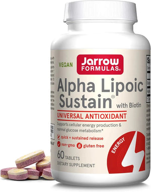 JARROW FORMULAS - Jarrow Formulas Alpha Lipoic Sustain 60 Tabletas - The Red Vitamin MX - Suplementos Alimenticios - {{ shop.shopifyCountryName }}