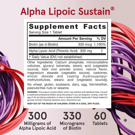 JARROW FORMULAS - Jarrow Formulas Alpha Lipoic Sustain 60 Tabletas - The Red Vitamin MX - Suplementos Alimenticios - {{ shop.shopifyCountryName }}