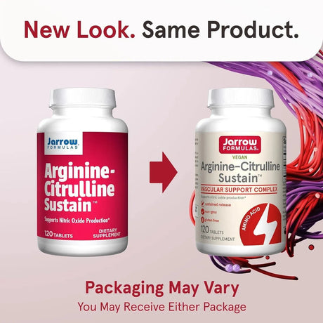 JARROW FORMULAS - Jarrow Formulas Arginine-Citrulline Sustain 120 Tabletas - The Red Vitamin MX - Suplementos Alimenticios - {{ shop.shopifyCountryName }}