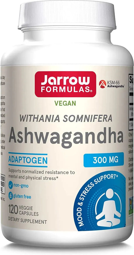 JARROW FORMULAS - Jarrow Formulas Ashwagandha 300Mg. 120 Capsulas - The Red Vitamin MX - Suplementos Alimenticios - {{ shop.shopifyCountryName }}