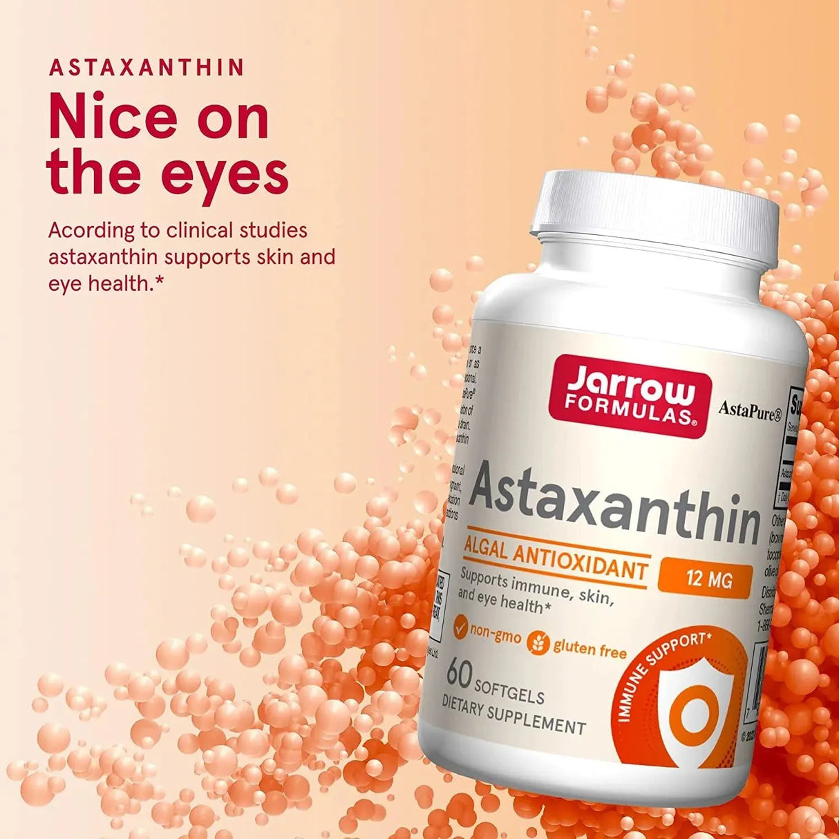 JARROW FORMULAS - Jarrow Formulas Astaxanthin 12Mg. 60 Capsulas Blandas - The Red Vitamin MX - Suplementos Alimenticios - {{ shop.shopifyCountryName }}