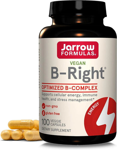 JARROW FORMULAS - Jarrow Formulas B-Right Complex 100 Capsulas - The Red Vitamin MX - Suplementos Alimenticios - {{ shop.shopifyCountryName }}