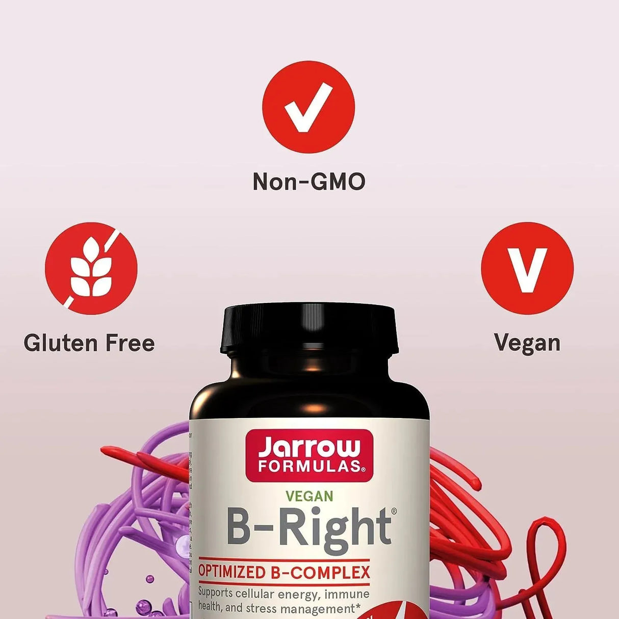 JARROW FORMULAS - Jarrow Formulas B-Right Complex 100 Capsulas - The Red Vitamin MX - Suplementos Alimenticios - {{ shop.shopifyCountryName }}