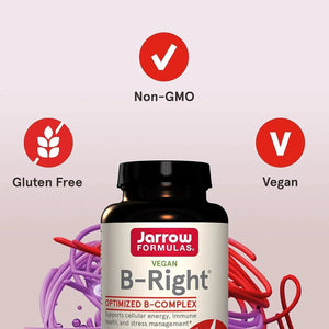 JARROW FORMULAS - Jarrow Formulas B-Right Complex 100 Capsulas - The Red Vitamin MX - Suplementos Alimenticios - {{ shop.shopifyCountryName }}