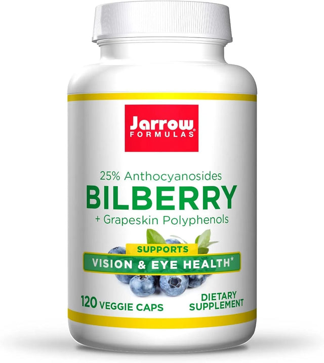 JARROW FORMULAS - Jarrow Formulas Bilberry & Grapeskin Polyphenols 120 Capsulas - The Red Vitamin MX - Suplementos Alimenticios - {{ shop.shopifyCountryName }}