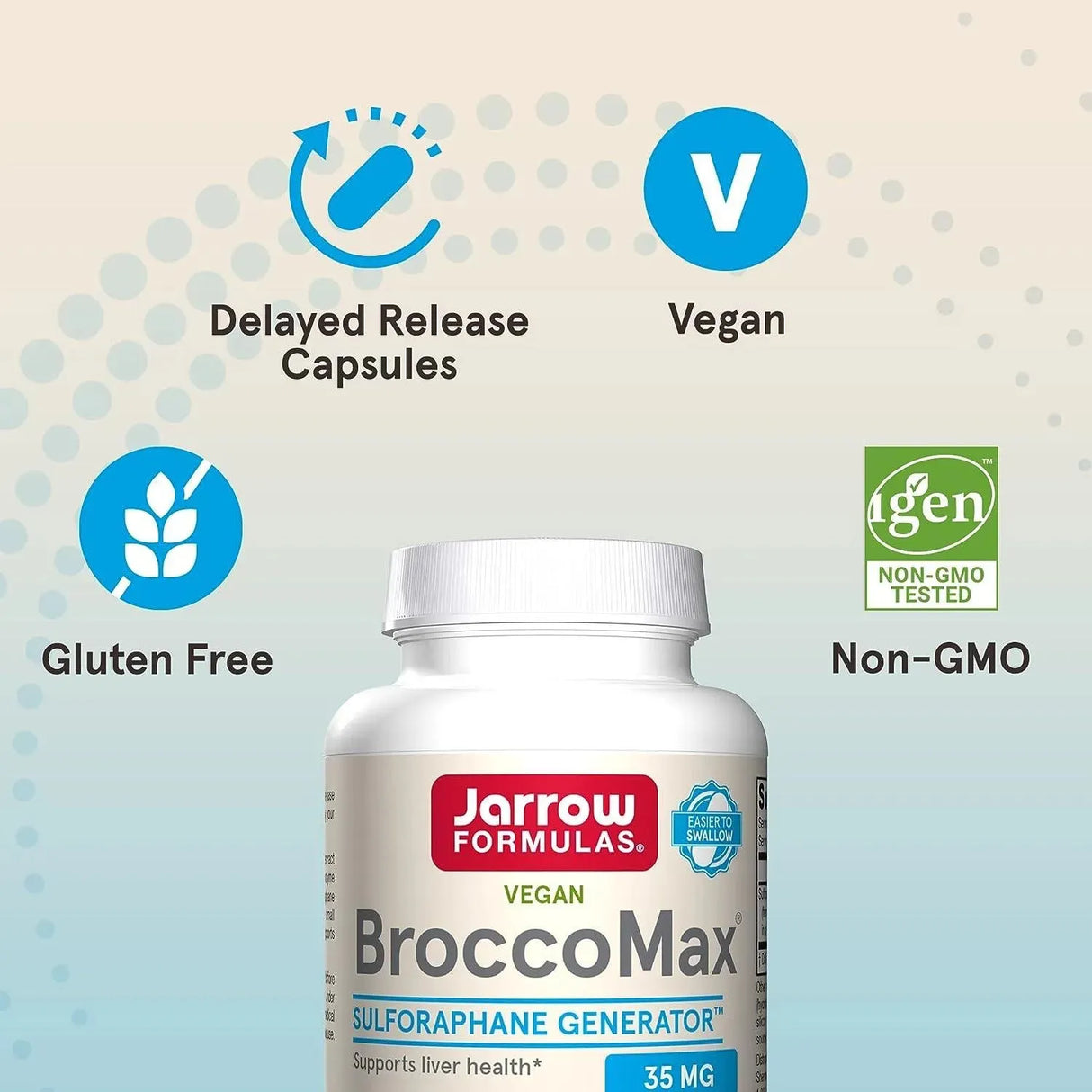 JARROW FORMULAS - Jarrow Formulas BroccoMax Sulforaphane Generator 35Mg. 120 Capsulas - The Red Vitamin MX - Suplementos Alimenticios - {{ shop.shopifyCountryName }}