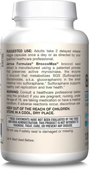 JARROW FORMULAS - Jarrow Formulas BroccoMax Sulforaphane Generator 35Mg. 120 Capsulas - The Red Vitamin MX - Suplementos Alimenticios - {{ shop.shopifyCountryName }}
