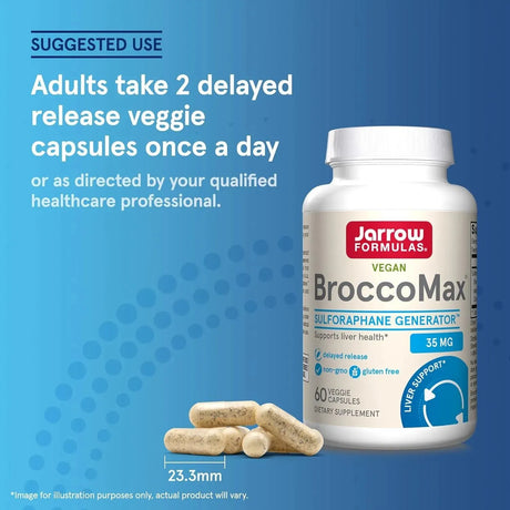 JARROW FORMULAS - Jarrow Formulas BroccoMax Sulforaphane Generator 35Mg. 60 Capsulas - The Red Vitamin MX - Suplementos Alimenticios - {{ shop.shopifyCountryName }}