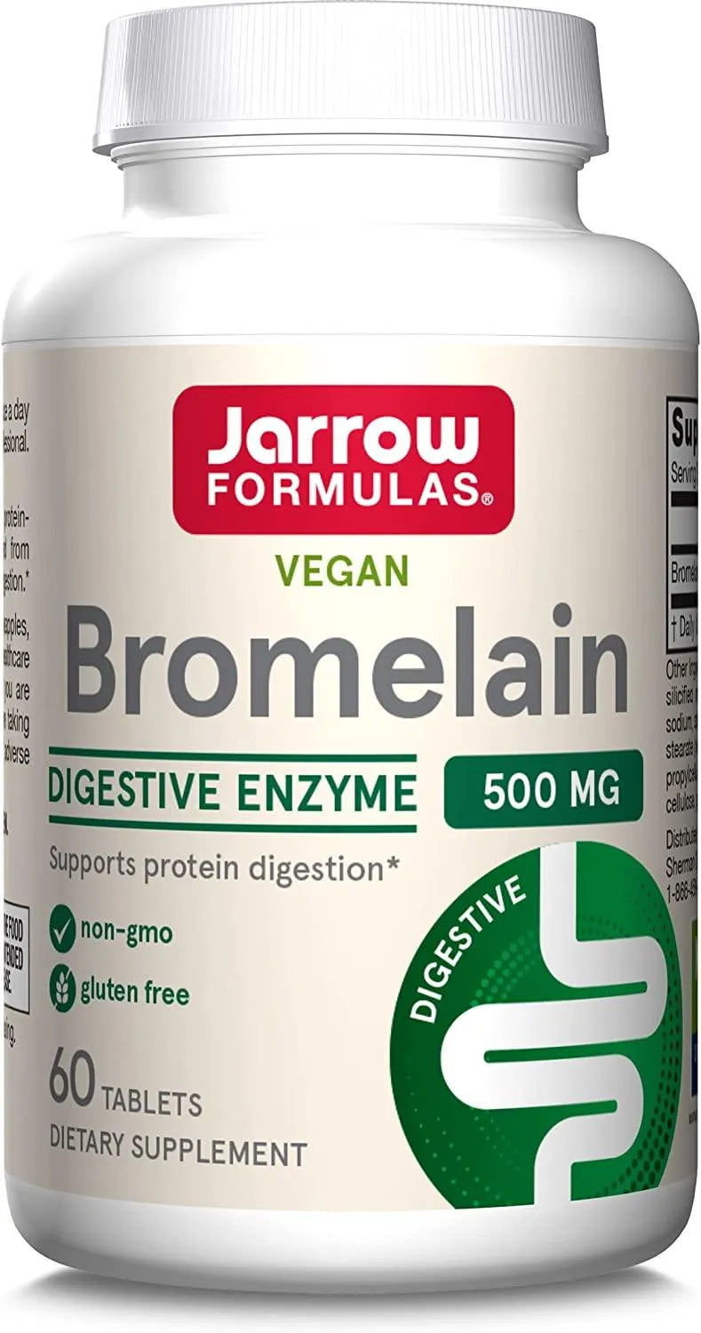 JARROW FORMULAS - Jarrow Formulas Bromelain 500Mg. 60 Tabletas - The Red Vitamin MX - Suplementos Alimenticios - {{ shop.shopifyCountryName }}