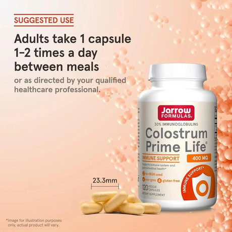 JARROW FORMULAS - Jarrow Formulas Colostrum Prime Life 400Mg. 120 Capsulas - The Red Vitamin MX - Suplementos Alimenticios - {{ shop.shopifyCountryName }}