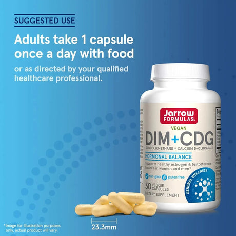 JARROW FORMULAS - Jarrow Formulas DIM + CDG 30 Capsulas - The Red Vitamin MX - Suplementos Alimenticios - {{ shop.shopifyCountryName }}