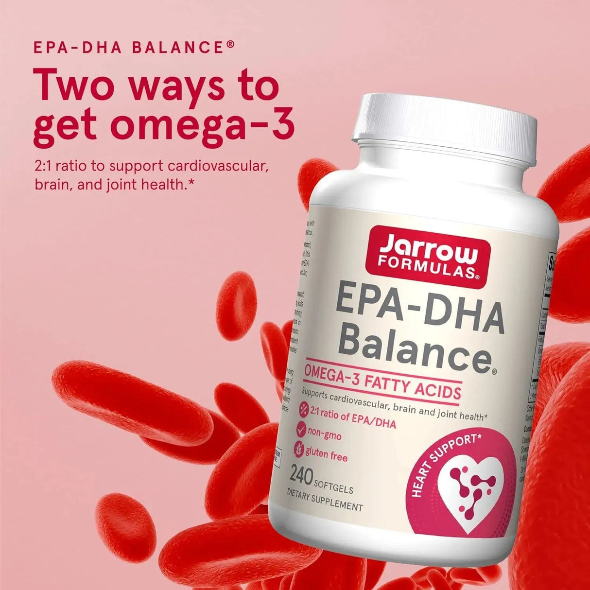 JARROW FORMULAS - Jarrow Formulas EPA-DHA Balance 240 Capsulas Blandas - The Red Vitamin MX - Suplementos Alimenticios - {{ shop.shopifyCountryName }}