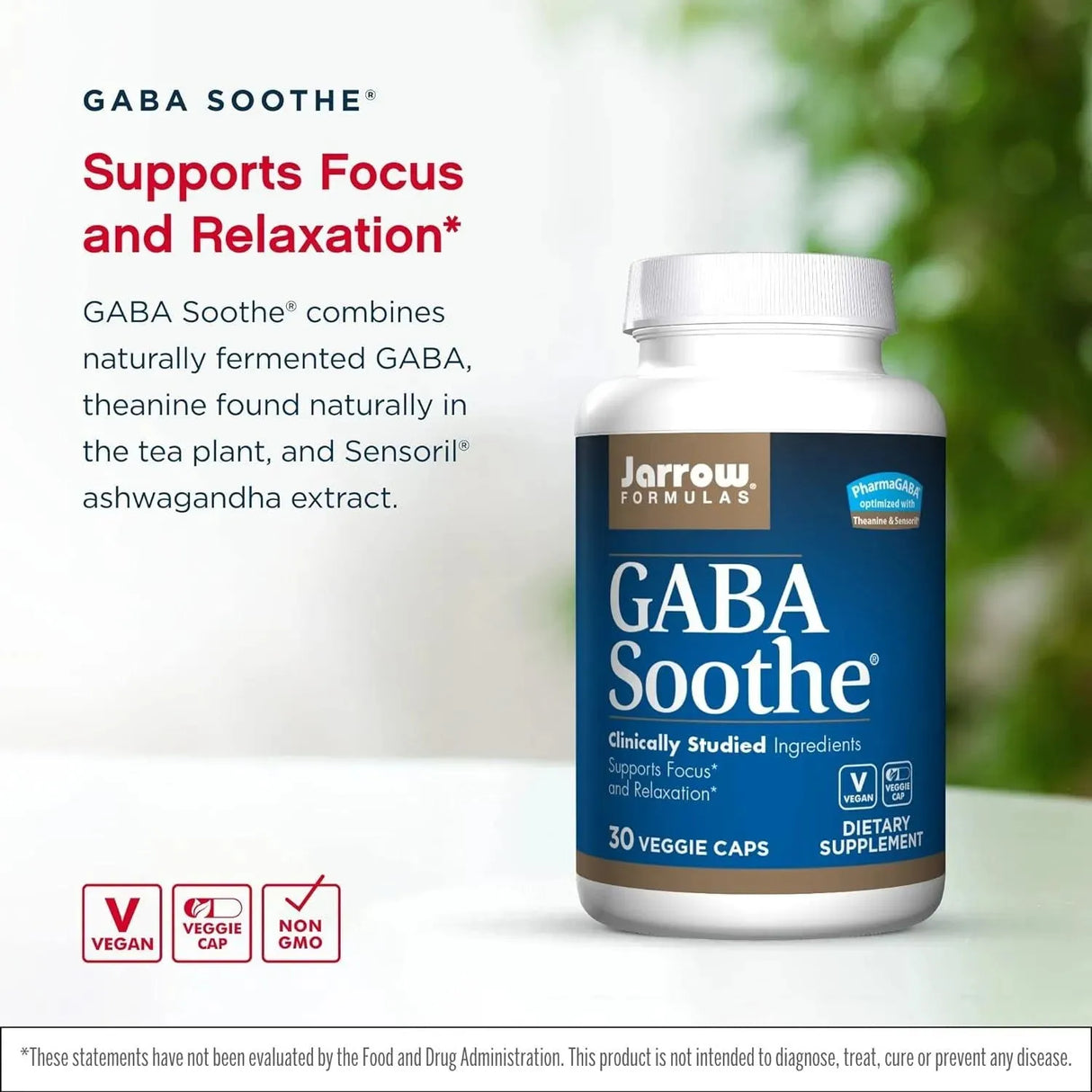 JARROW FORMULAS - Jarrow Formulas GABA Soothe 30 Capsulas 2 Pack - The Red Vitamin MX - Suplementos Alimenticios - {{ shop.shopifyCountryName }}