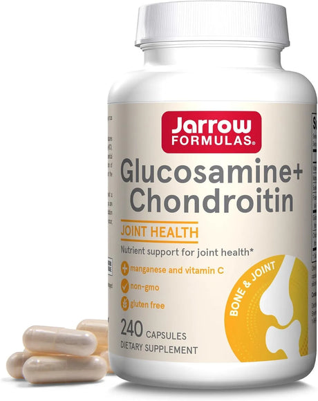 JARROW FORMULAS - Jarrow Formulas Glucosamine + Chondroitin 240 Capsulas - The Red Vitamin MX - Suplementos Alimenticios - {{ shop.shopifyCountryName }}