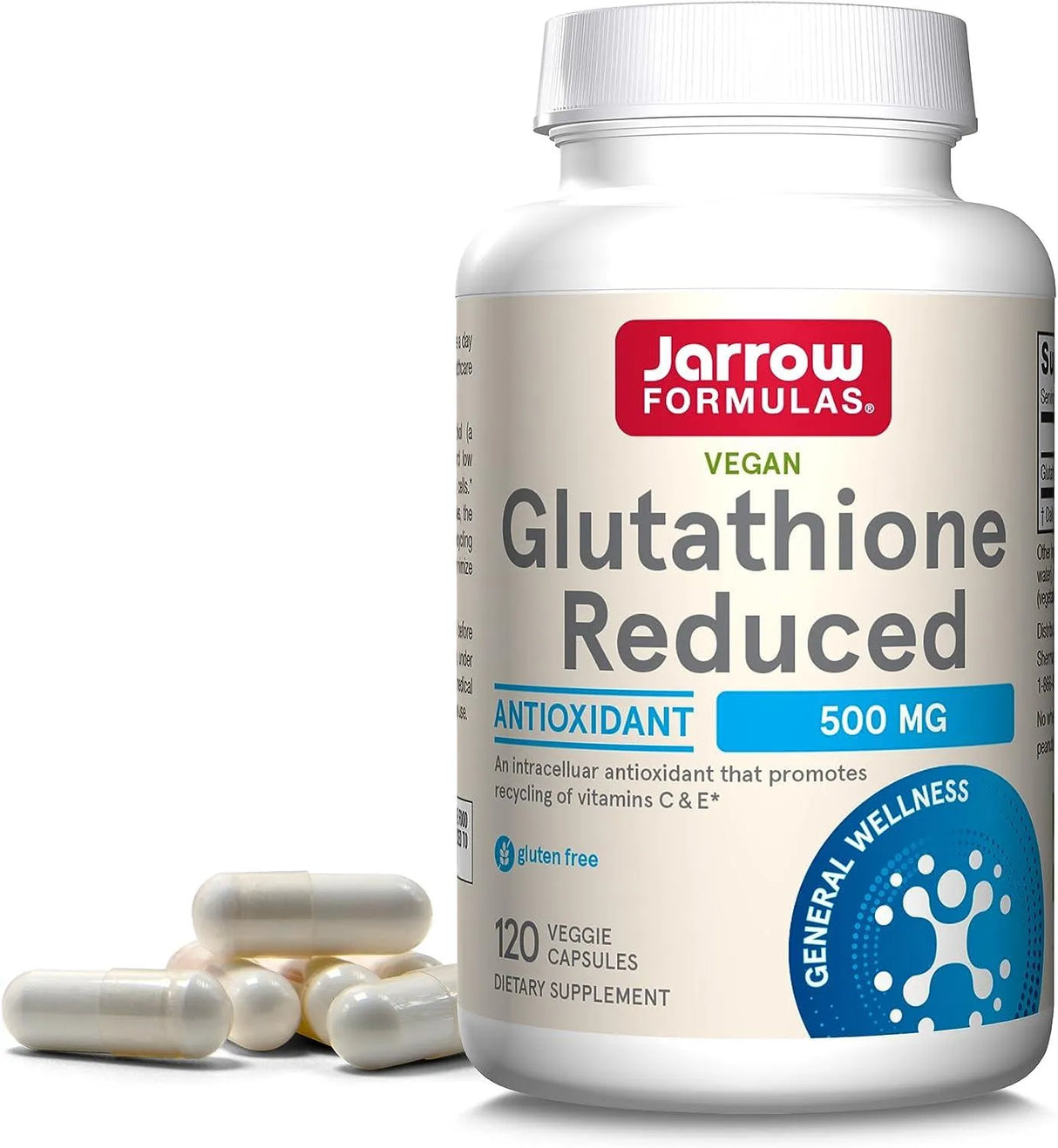 JARROW FORMULAS - Jarrow Formulas Glutathione Reduced 500Mg. 120 Capsulas - The Red Vitamin MX - Suplementos Alimenticios - {{ shop.shopifyCountryName }}