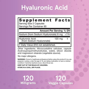 JARROW FORMULAS - Jarrow Formulas Hyaluronic Acid 120 Capsulas - The Red Vitamin MX - Suplementos Alimenticios - {{ shop.shopifyCountryName }}