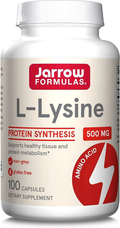 JARROW FORMULAS - Jarrow Formulas L-Lysine 500Mg. 100 Capsulas - The Red Vitamin MX - Suplementos Alimenticios - {{ shop.shopifyCountryName }}