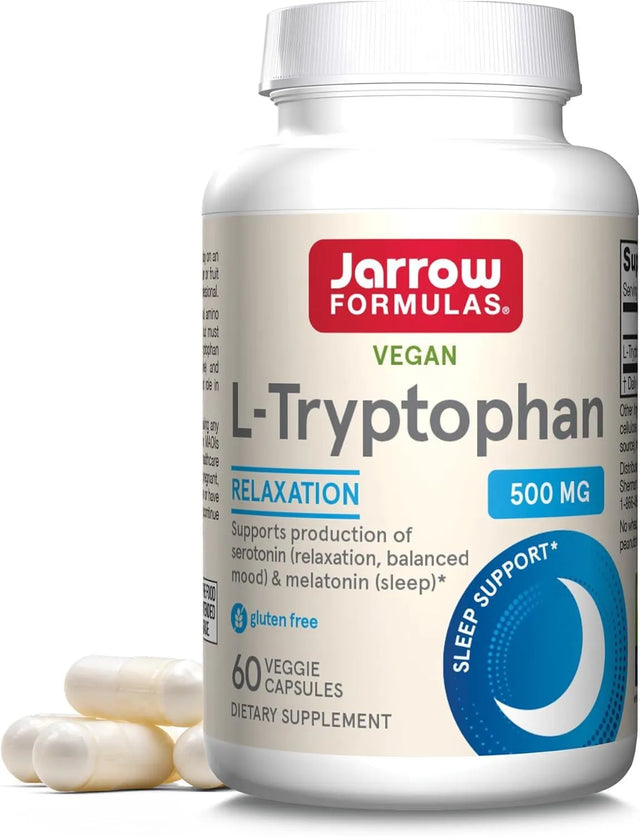 JARROW FORMULAS - Jarrow Formulas L-Tryptophan 500Mg. 60 Capsulas - The Red Vitamin MX - Suplementos Alimenticios - {{ shop.shopifyCountryName }}