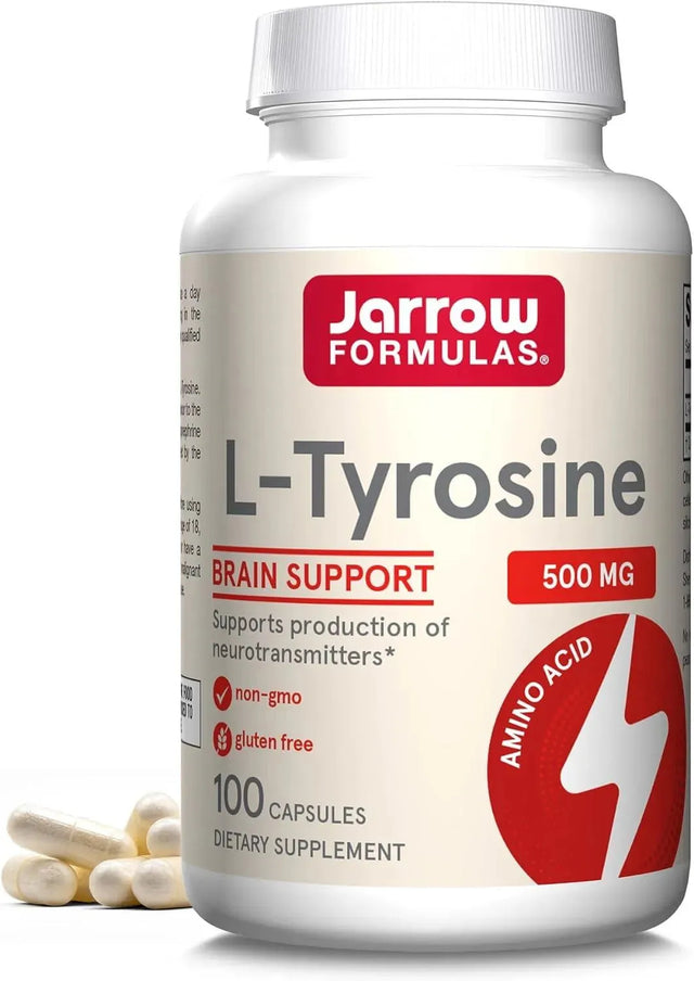 JARROW FORMULAS - Jarrow Formulas L-Tyrosine 500Mg. 100 Capsulas - The Red Vitamin MX - Suplementos Alimenticios - {{ shop.shopifyCountryName }}