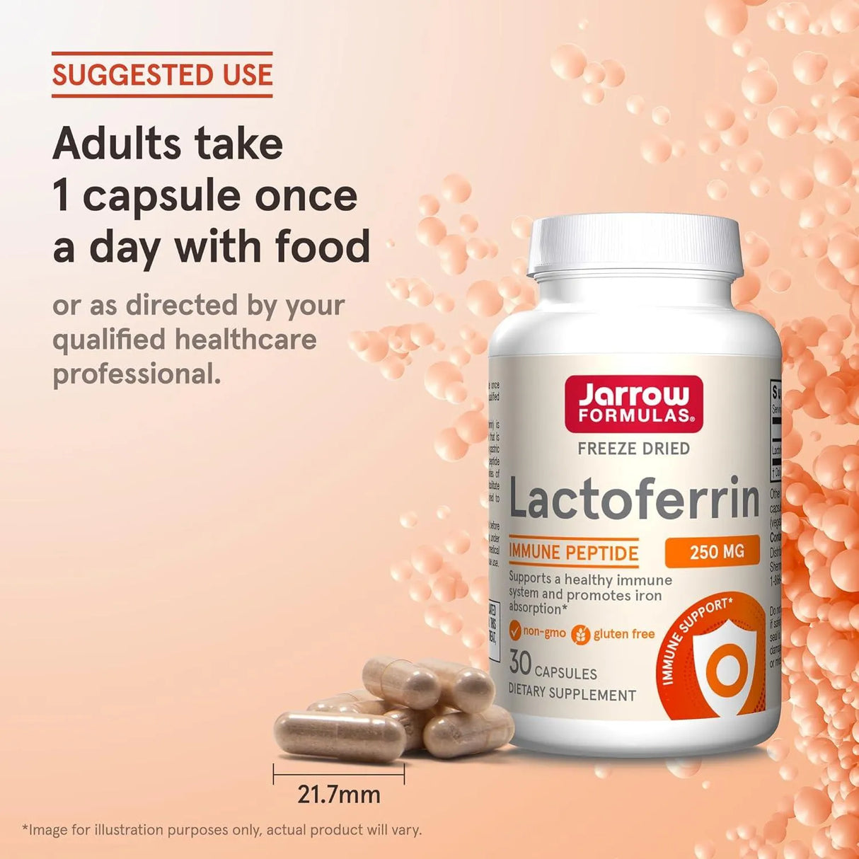 JARROW FORMULAS - Jarrow Formulas Lactoferrin 250Mg. 30 Capsulas - The Red Vitamin MX - Suplementos Alimenticios - {{ shop.shopifyCountryName }}