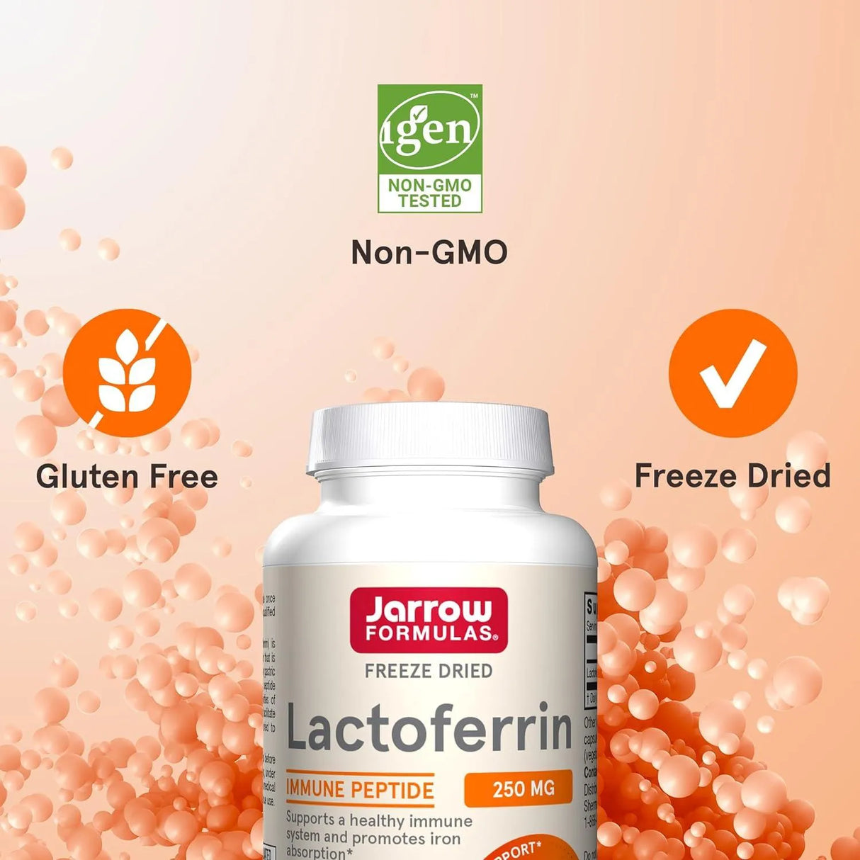 JARROW FORMULAS - Jarrow Formulas Lactoferrin 250Mg. 30 Capsulas - The Red Vitamin MX - Suplementos Alimenticios - {{ shop.shopifyCountryName }}