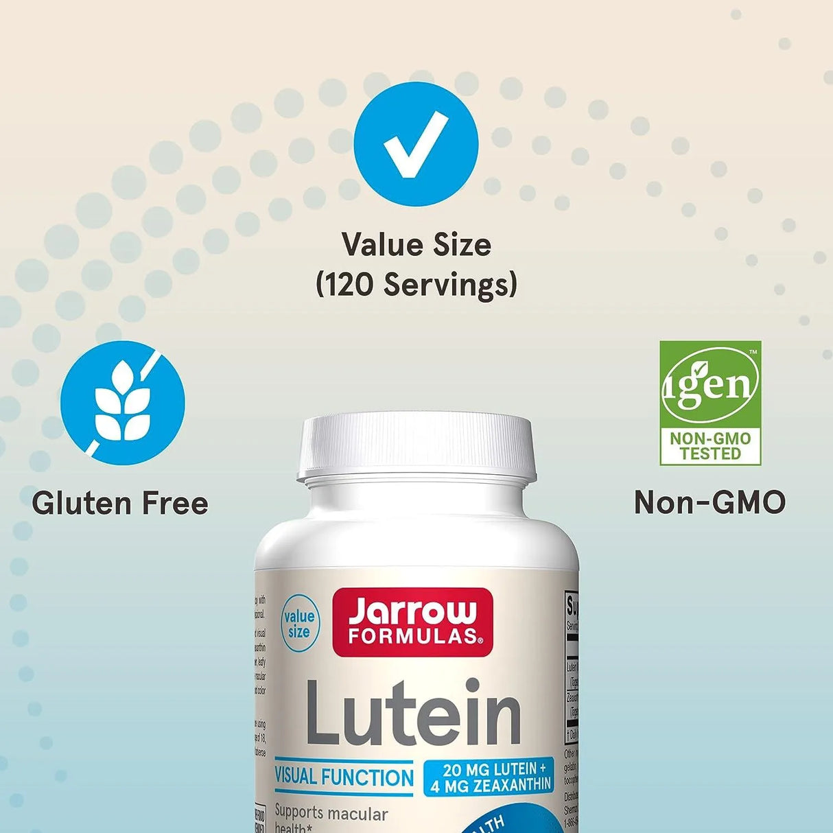 JARROW FORMULAS - Jarrow Formulas Lutein 20Mg. 120 Capsulas - The Red Vitamin MX - Suplementos Alimenticios - {{ shop.shopifyCountryName }}