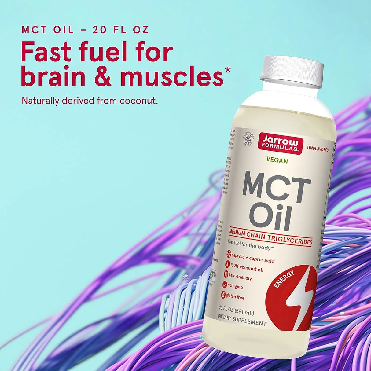 JARROW FORMULAS - Jarrow Formulas MCT Oil 591Ml. - The Red Vitamin MX - Suplementos Alimenticios - {{ shop.shopifyCountryName }}