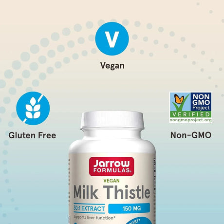JARROW FORMULAS - Jarrow Formulas Milk Thistle 150Mg. 200 Capsulas - The Red Vitamin MX - Suplementos Alimenticios - {{ shop.shopifyCountryName }}