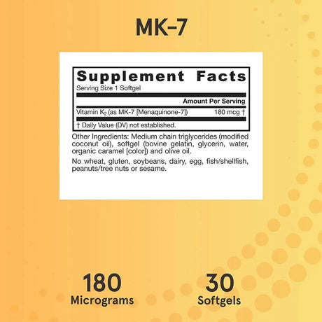 JARROW FORMULAS - Jarrow Formulas MK-7 180 Mcg. 30 Capsulas Blandas - The Red Vitamin MX - Suplementos Alimenticios - {{ shop.shopifyCountryName }}