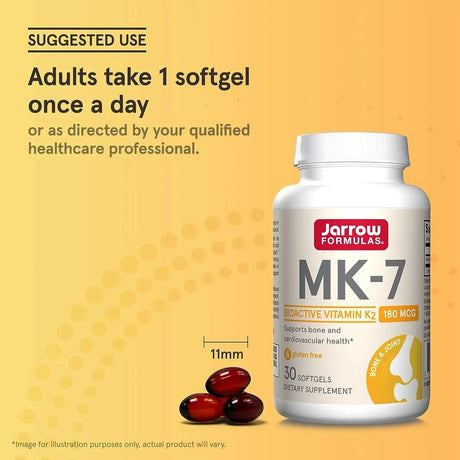 JARROW FORMULAS - Jarrow Formulas MK-7 180 Mcg. 30 Capsulas Blandas - The Red Vitamin MX - Suplementos Alimenticios - {{ shop.shopifyCountryName }}
