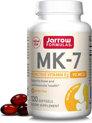 JARROW FORMULAS - Jarrow Formulas MK-7 90mcg Vitamin K2 120 Capsulas Blandas - The Red Vitamin MX - Suplementos Alimenticios - {{ shop.shopifyCountryName }}