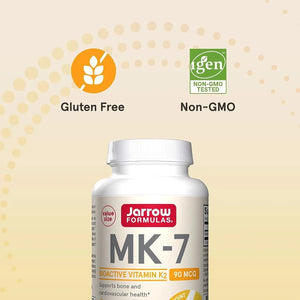 JARROW FORMULAS - Jarrow Formulas MK-7 90mcg Vitamin K2 120 Capsulas Blandas - The Red Vitamin MX - Suplementos Alimenticios - {{ shop.shopifyCountryName }}