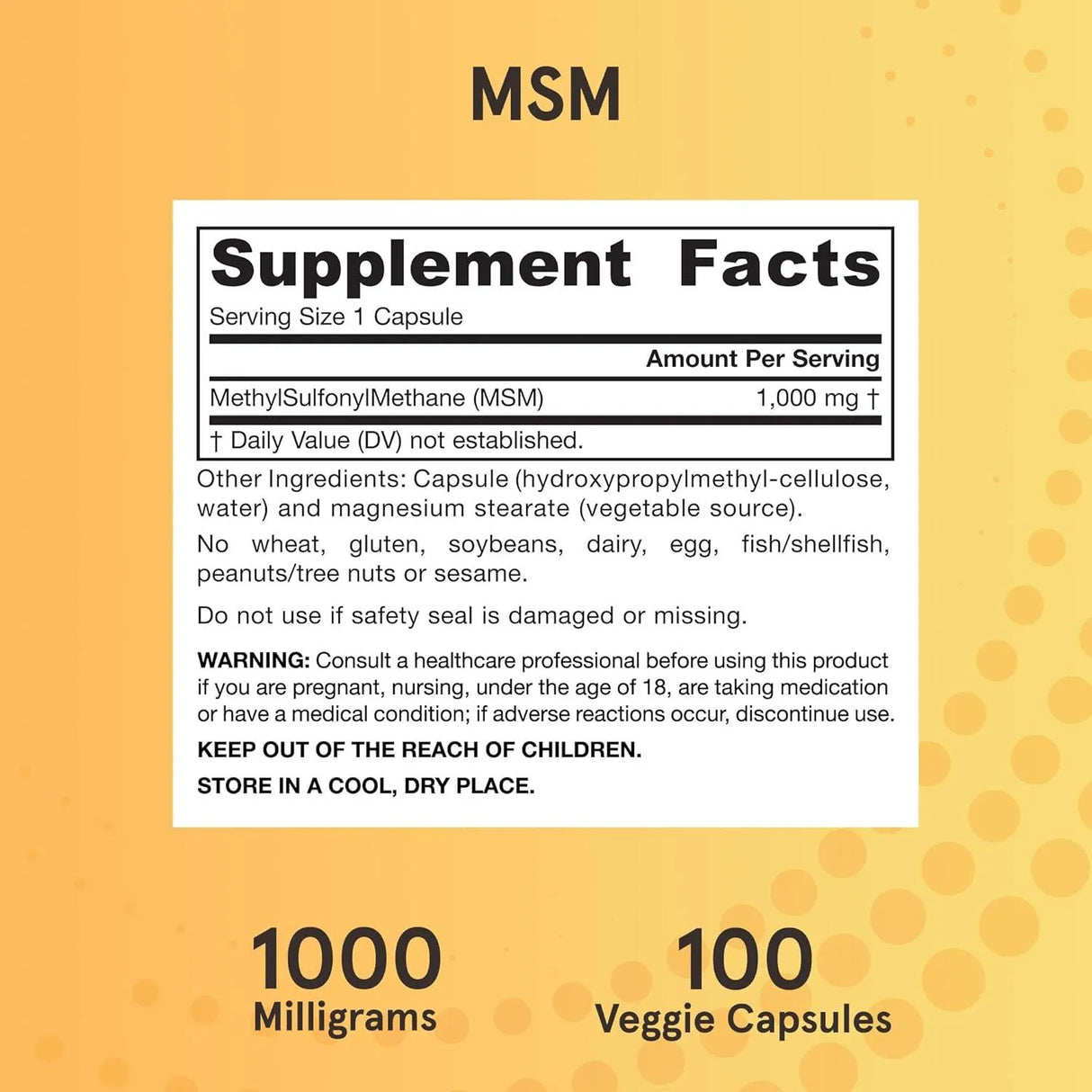 JARROW FORMULAS - Jarrow Formulas MSM 1000Mg. 100 Capsulas - The Red Vitamin MX - Suplementos Alimenticios - {{ shop.shopifyCountryName }}