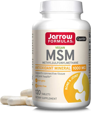 JARROW FORMULAS - Jarrow Formulas MSM 1000Mg. 120 Tabletas - The Red Vitamin MX - Suplementos Alimenticios - {{ shop.shopifyCountryName }}