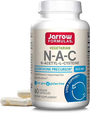 JARROW FORMULAS - Jarrow Formulas N-A-C 500Mg. 60 Capsulas - The Red Vitamin MX - Suplementos Alimenticios - {{ shop.shopifyCountryName }}