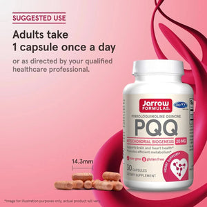 JARROW FORMULAS - Jarrow Formulas PQQ 20Mg. 30 Capsulas - The Red Vitamin MX - Suplementos Alimenticios - {{ shop.shopifyCountryName }}