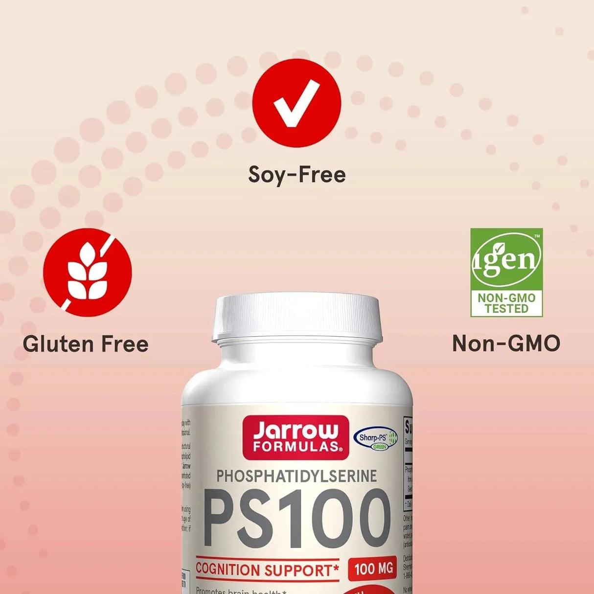 JARROW FORMULAS - Jarrow Formulas PS100 Phosphatidylserine 100Mg. 120 Capsulas Blandas - The Red Vitamin MX - Suplementos Alimenticios - {{ shop.shopifyCountryName }}