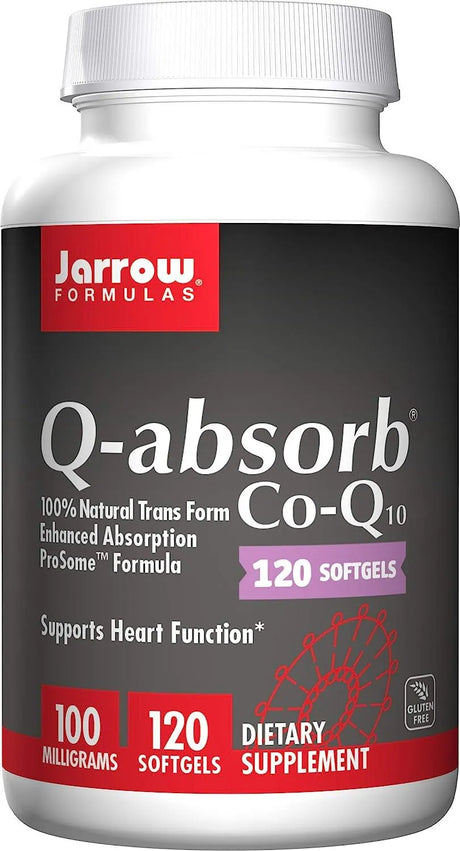 JARROW FORMULAS - Jarrow Formulas Q-Absorb Co-Q10 100Mg. 120 Capsulas Blandas - The Red Vitamin MX - Suplementos Alimenticios - {{ shop.shopifyCountryName }}