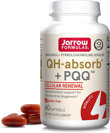 JARROW FORMULAS - Jarrow Formulas QH-absorb + PQQ 60 Capsulas Blandas - The Red Vitamin MX - Suplementos Alimenticios - {{ shop.shopifyCountryName }}