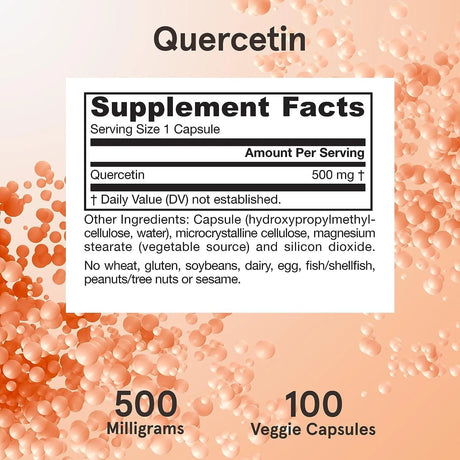 JARROW FORMULAS - Jarrow Formulas Quercetin 500Mg. 100 Capsulas - The Red Vitamin MX - Suplementos Alimenticios - {{ shop.shopifyCountryName }}